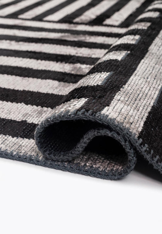 Tepih CHECK BLACK, 200 x 250 cm