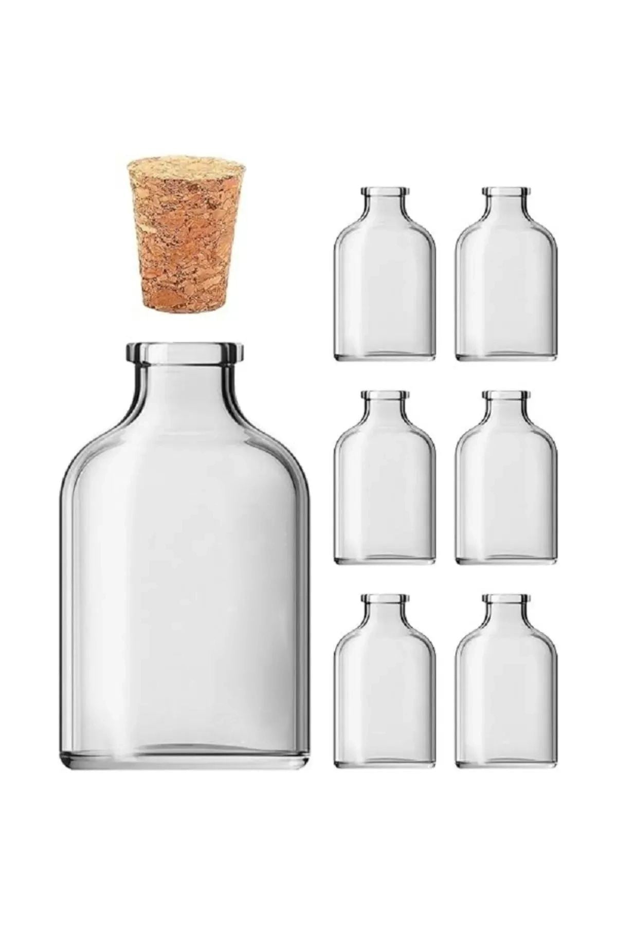 Set Staklenih Boca (6 Komada) 760, Prozirno