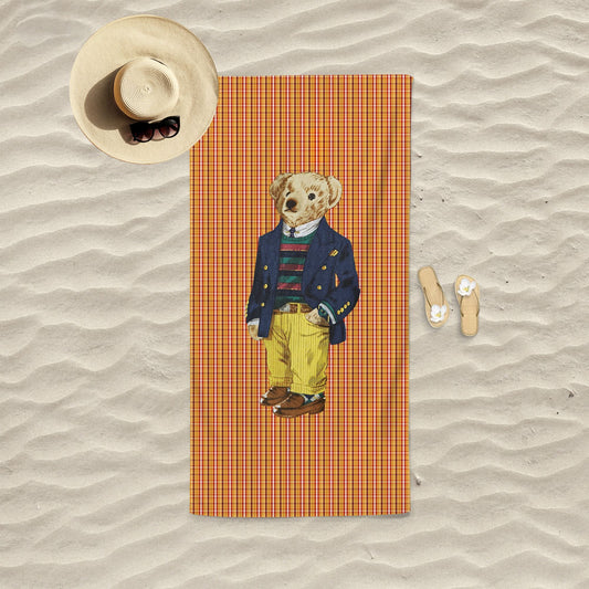 Ručnik za plažu Teddy Bear - narančasti