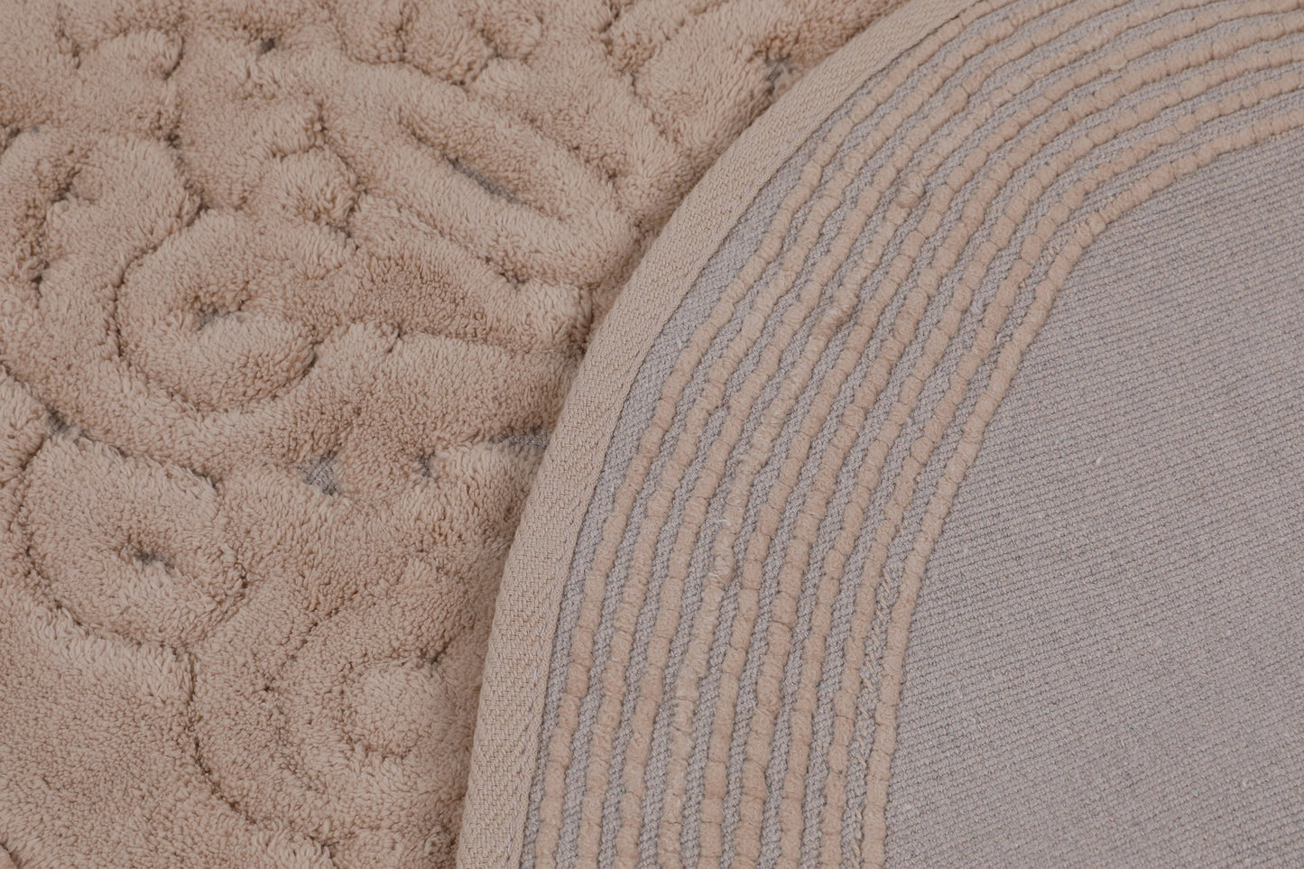 Kupaonski tepisi u setu (2 komada), Piante Oval - Beige