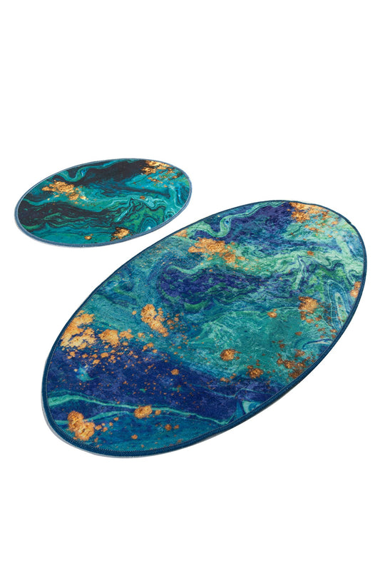 Kupaonski tepisi u setu (2 komada), Marbling