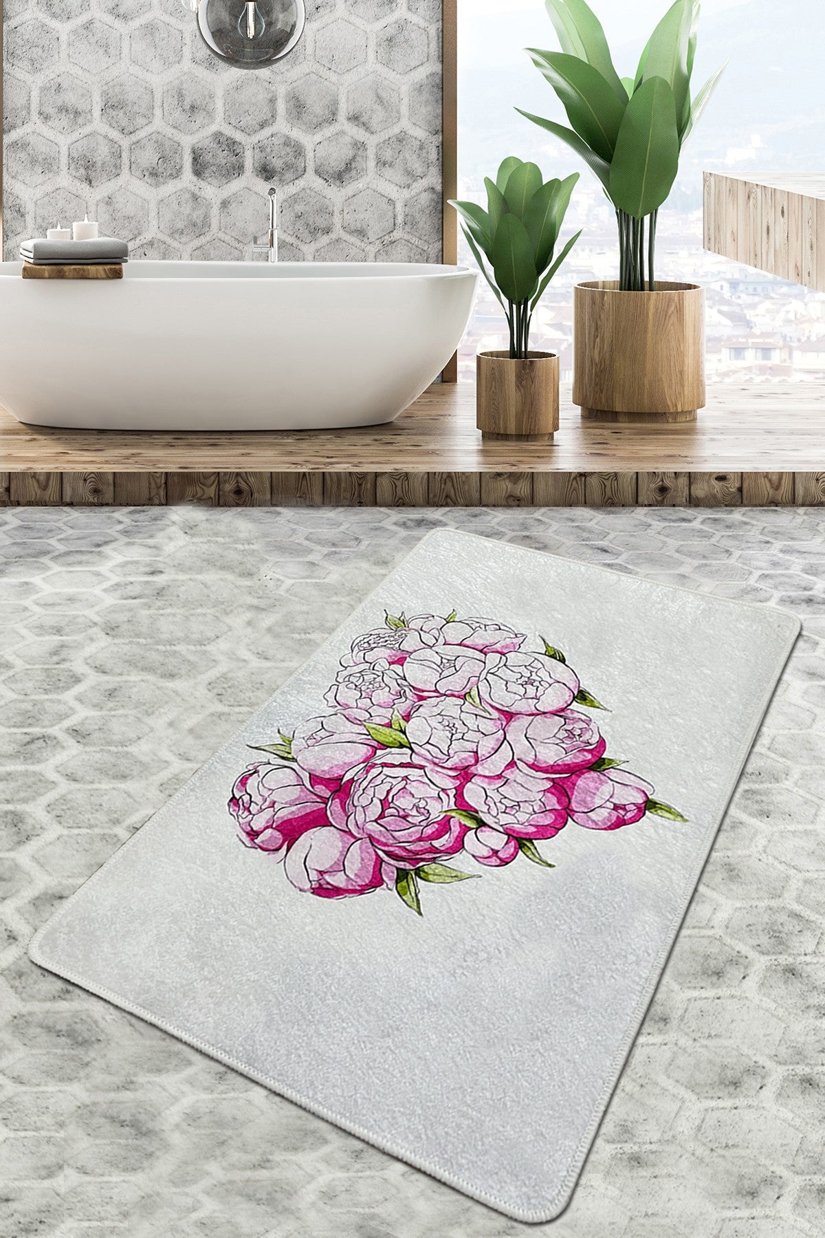 Kupaonska prostirka Peonia Djt (70 x 120)