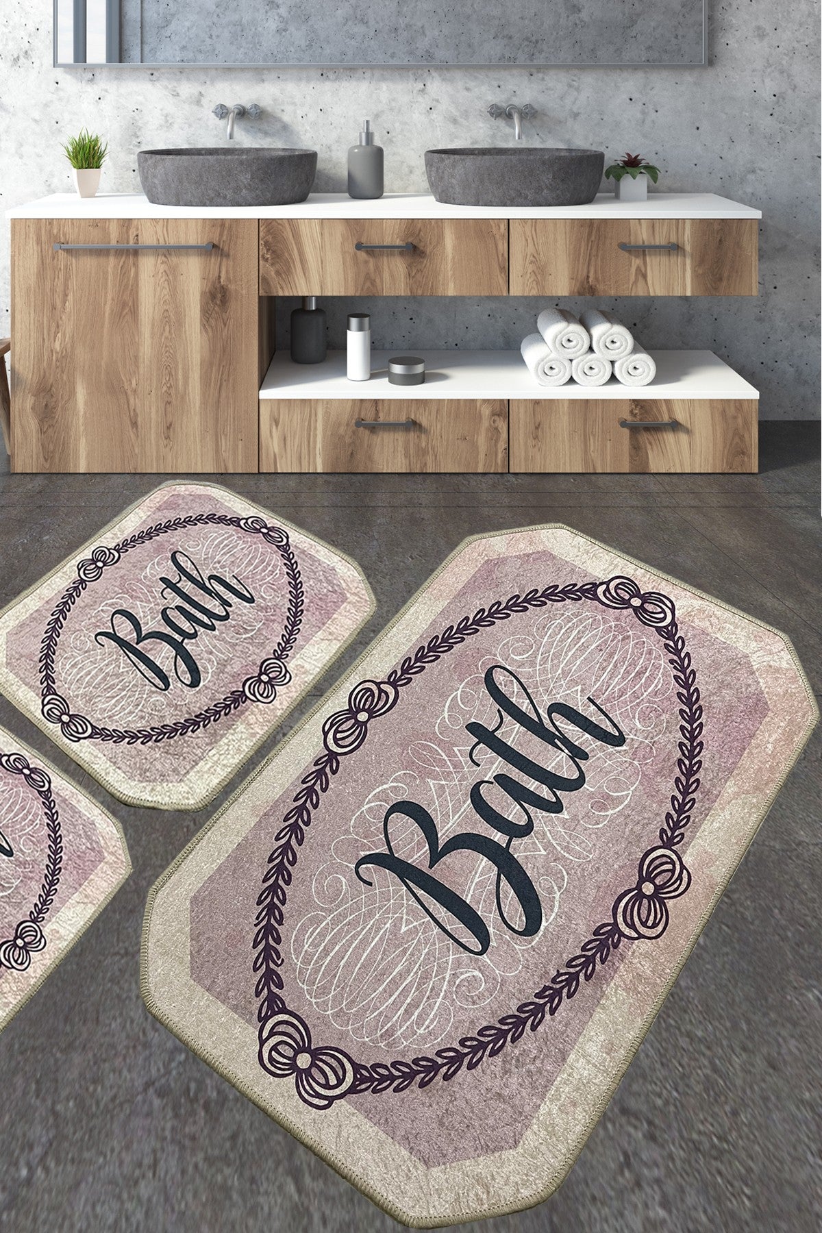 Set prostirki za kupanje (3 komada) DEMI