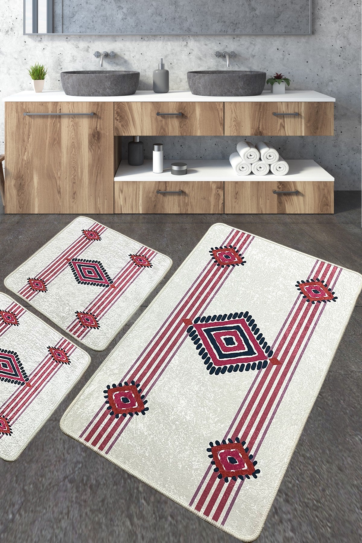Kupaonske prostirke u setu (3 komada) Meore