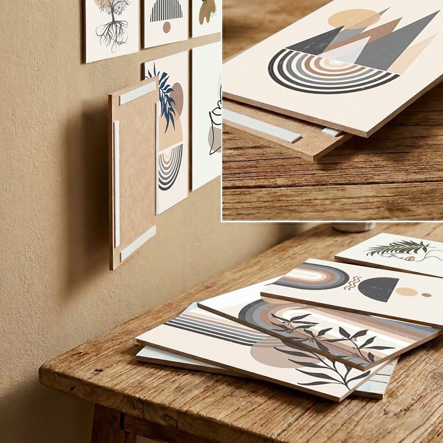 Ukrasna MDF slika (12 komada) 12MDF15YS