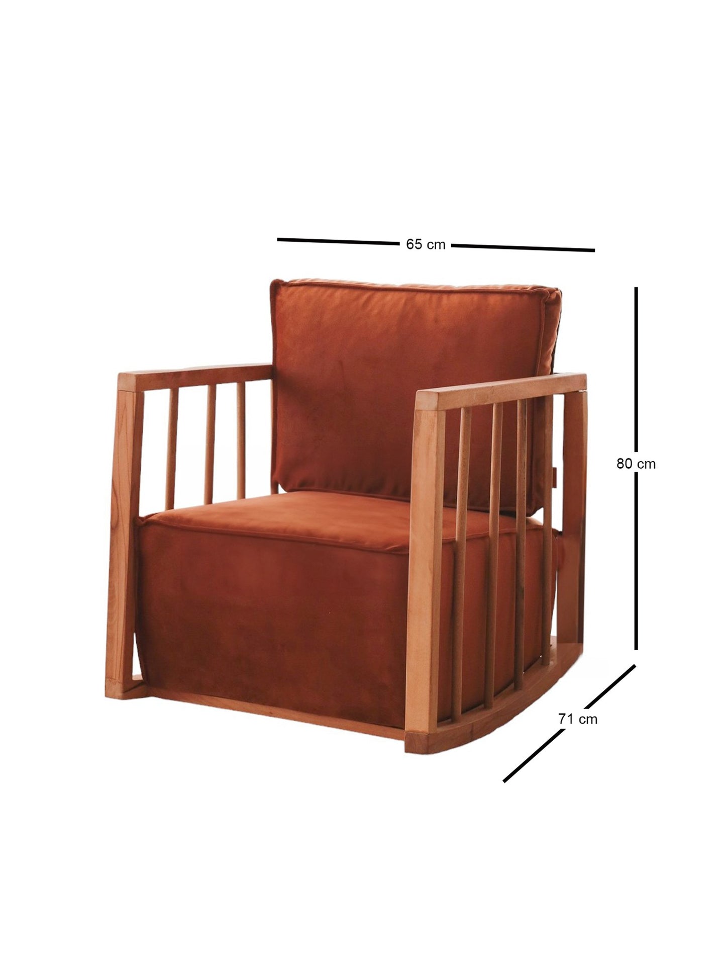Fotelja Sallanan - Cinnamon