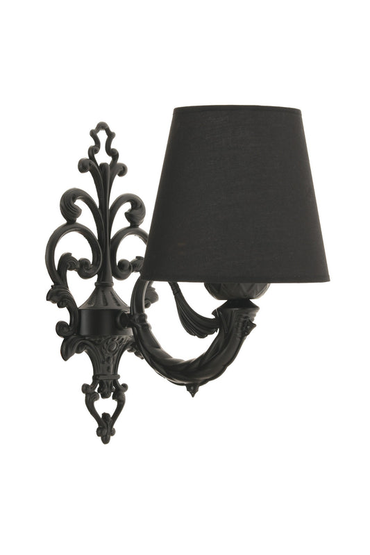 Zidna lampa Lily - crna
