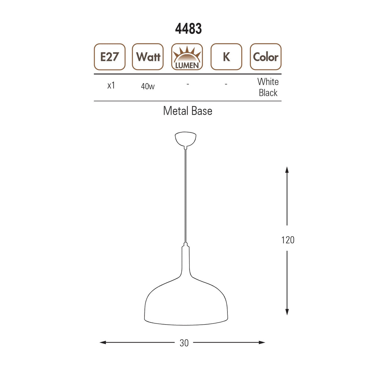 Luster L1456 - Crni
