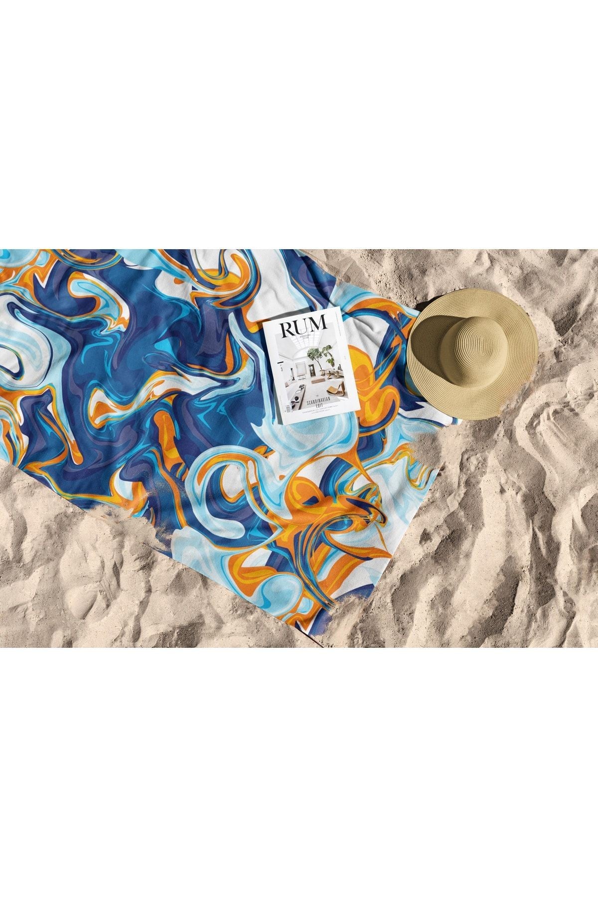 Ručnik za plažu Liquid Marble 90
