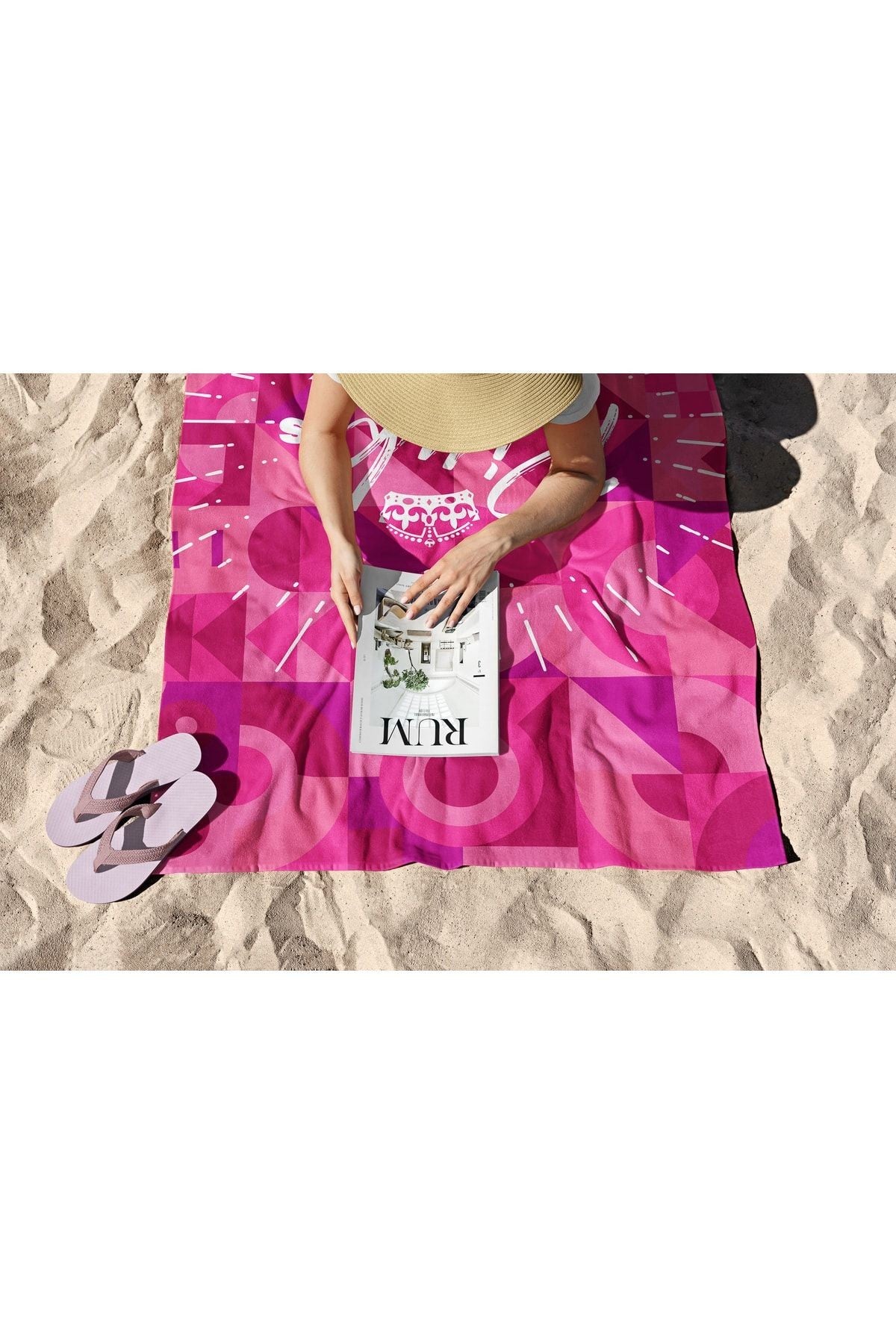 Ručnik za plažu Pink is The New Black 90