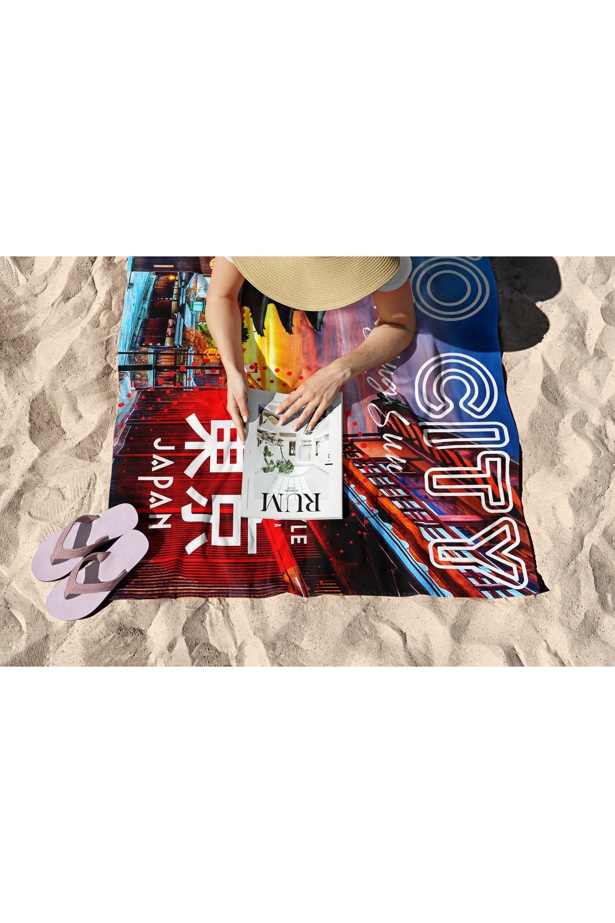 Ručnik za plažu Tokyo Rising Sun 90