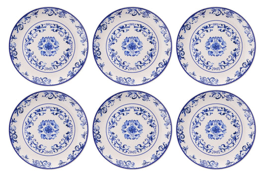 Set tanjura za serviranje (6 komada) 838, plava, bijela