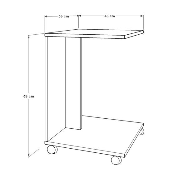 Pomoćni stol, Orah, SHP-108-OO-1