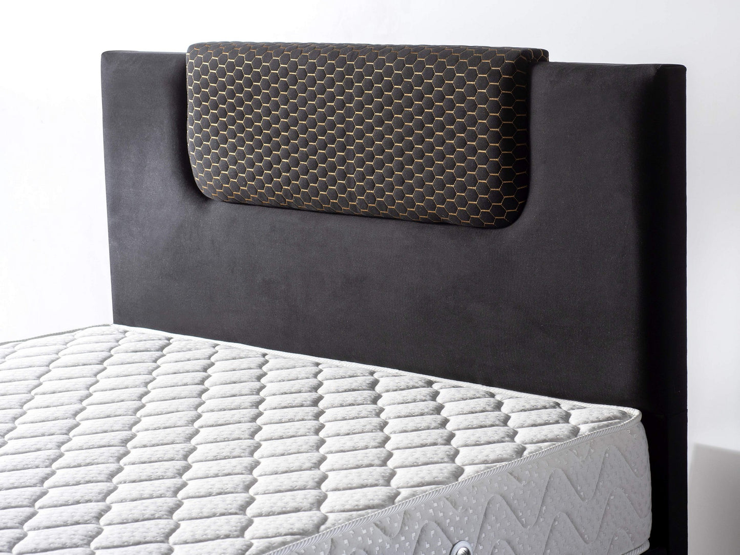 Madrac, Bijela boja, Spring 160x200 cm Double SizeMemory Foam andSpring Mattress