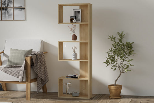 Polica za knjige, Nebu - Sapphire Oak