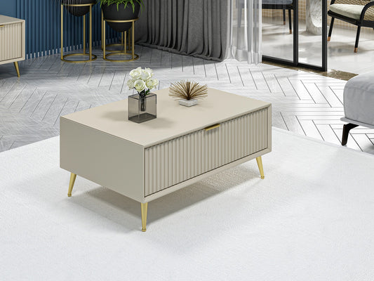 Stolić za kavu LUXE, boja sandstone