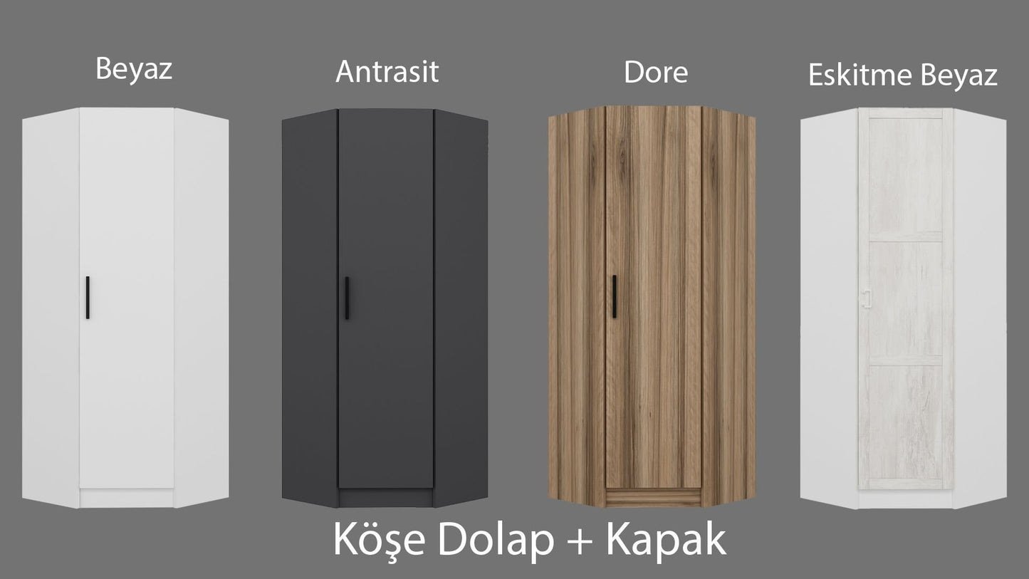 Garderoba, Kale 1 Anthracite - 210