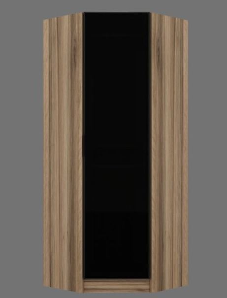 Garderoba, Kale Glass Dark Grey Oak - 210