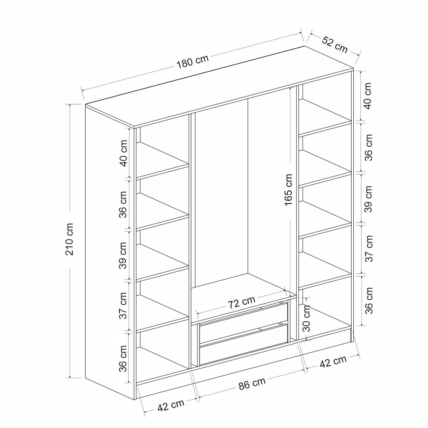 Garderoba, Kale - 6090