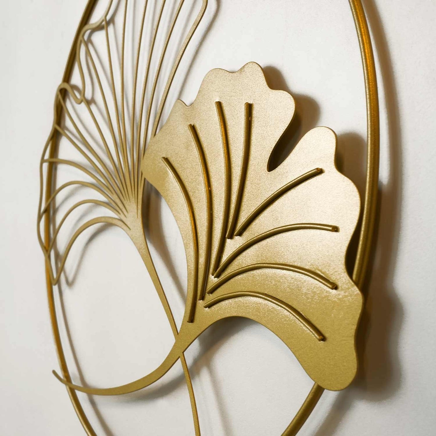 Metalna zidna dekoracija Ginkgo Leaf Metal Wall Art - APT620