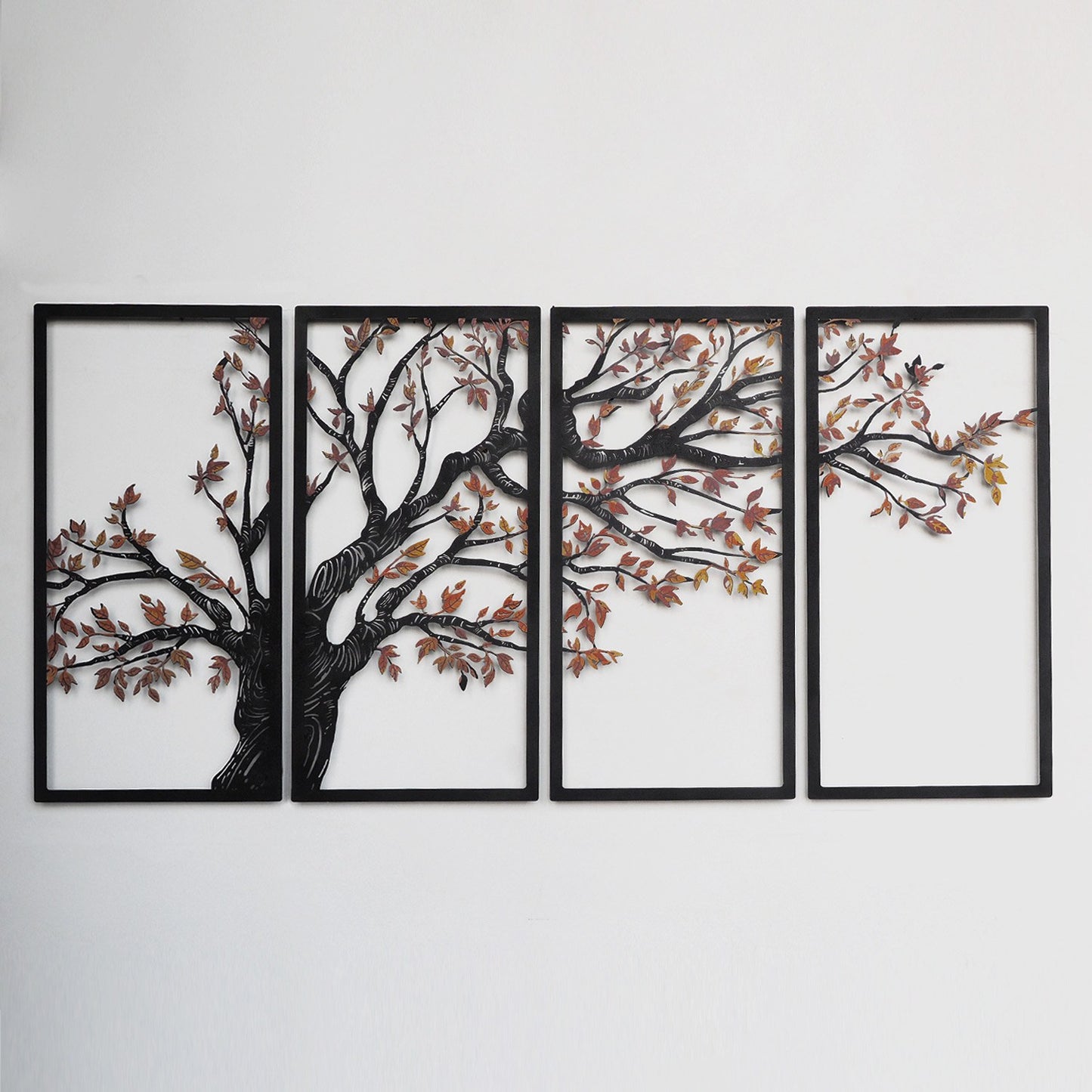 Metalna zidna dekoracija Autumn Vibes Set of 4- APT740 S
