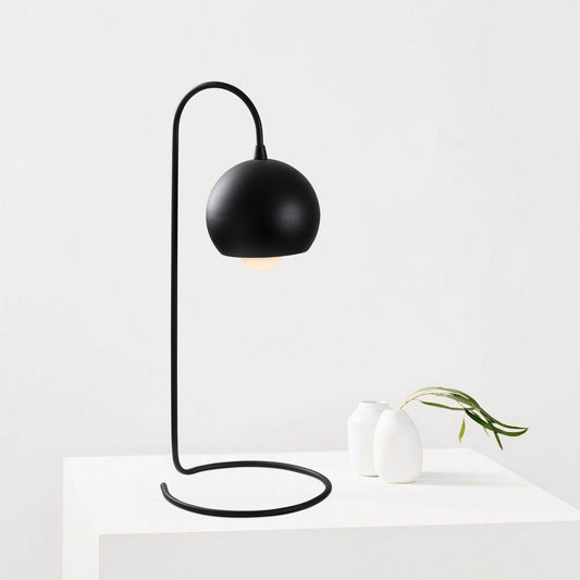 Stolna lampa YILAN, crna, metal, 14 x 23 cm, visina 56 cm, duljina kabla 150 cm, E27 40 W, Yılan - NT - 121