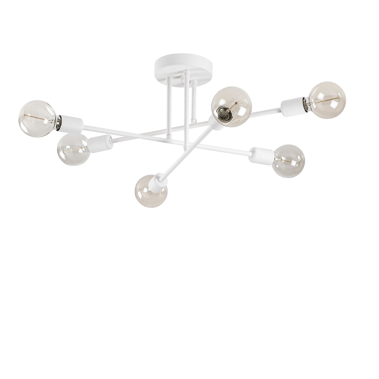 Stropna lampa FLOWER, bijela, metal, 64 x 640 cm, visina 30 cm, E27 40 W, Flower - 175