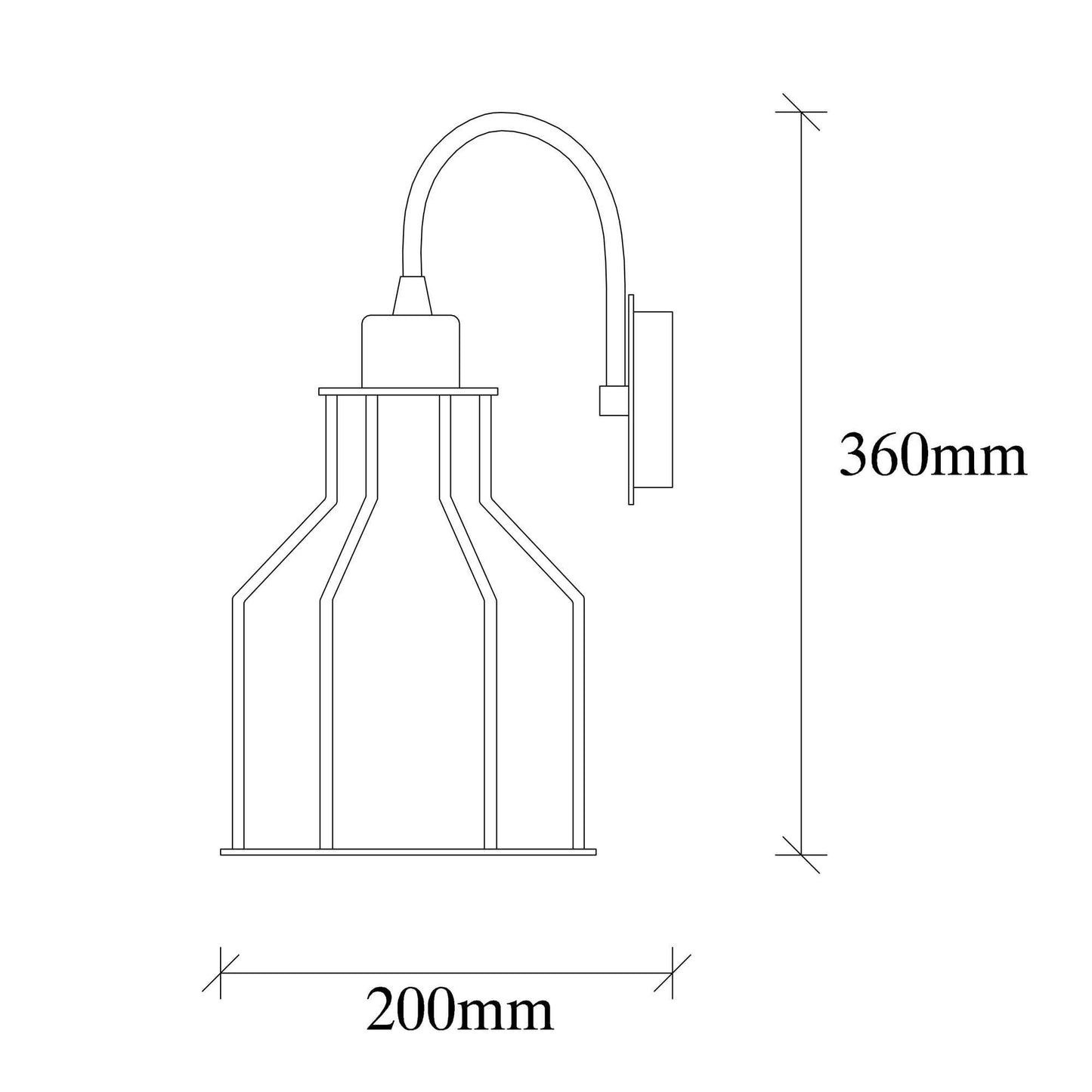 Zidna lampa, 527ABY3167