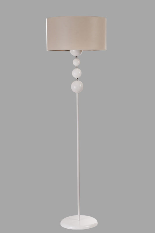 Podna lampa 283, bež, bijela