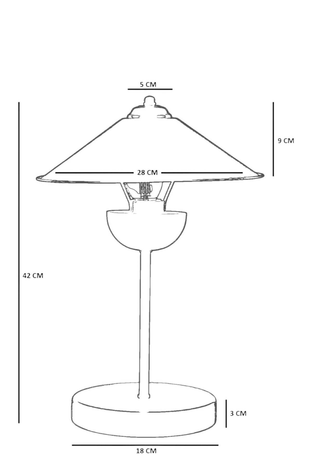 Stolna Lampa 446, Zlatna