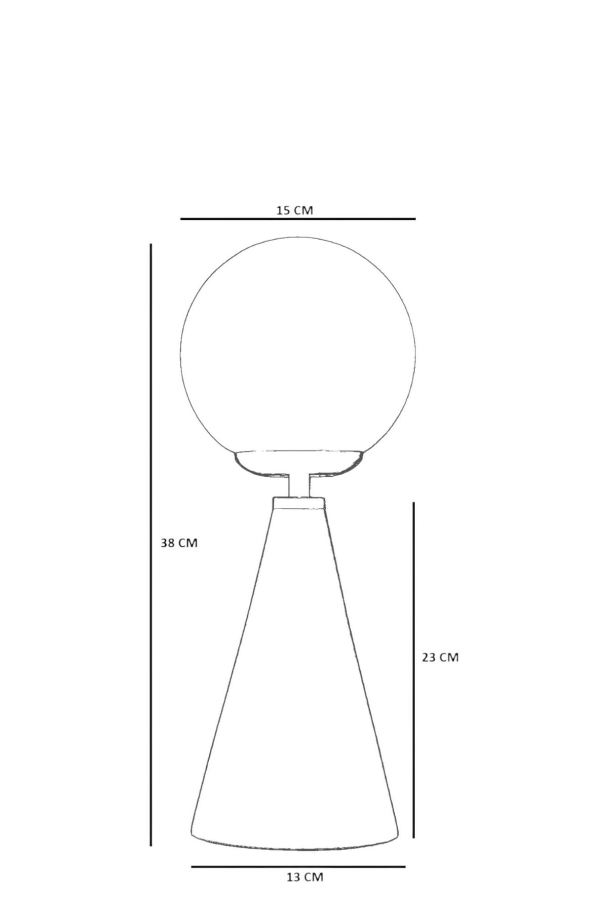 Stolna lampa 811, bijela, zlatna, hrast