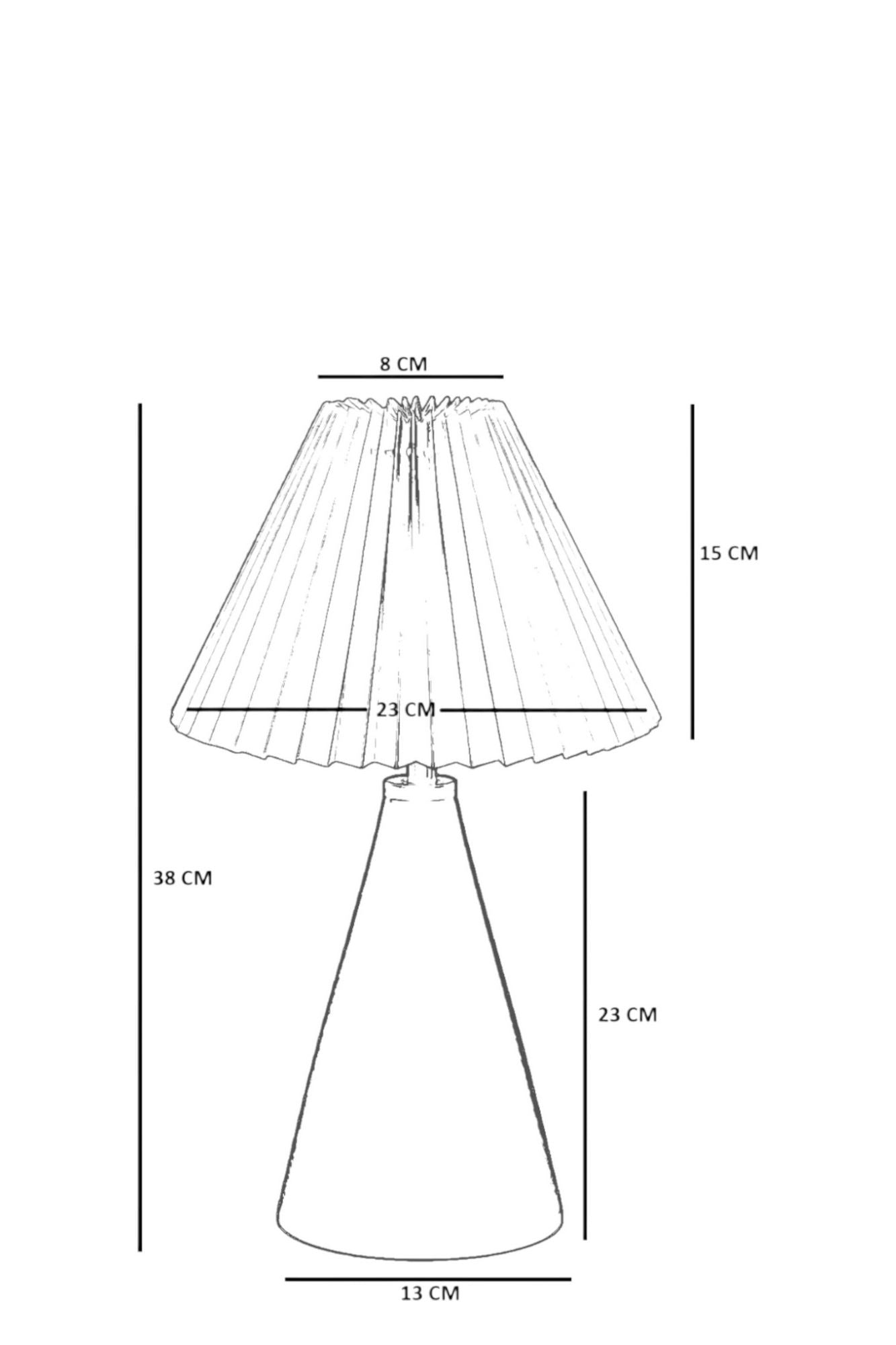 Stolna lampa 835, krem, zlatna, hrast