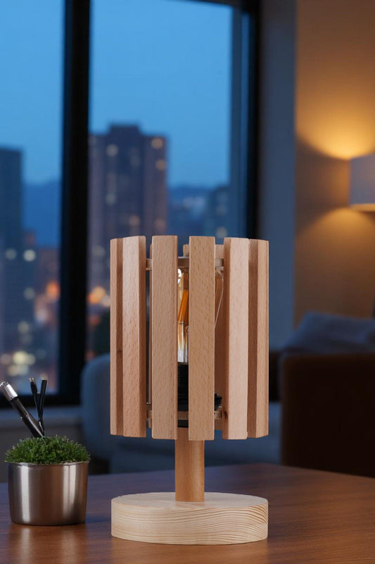 Stolna lampa 030, hrast
