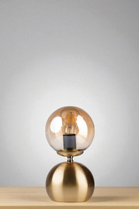 Stolna lampa 061, med, zlatna