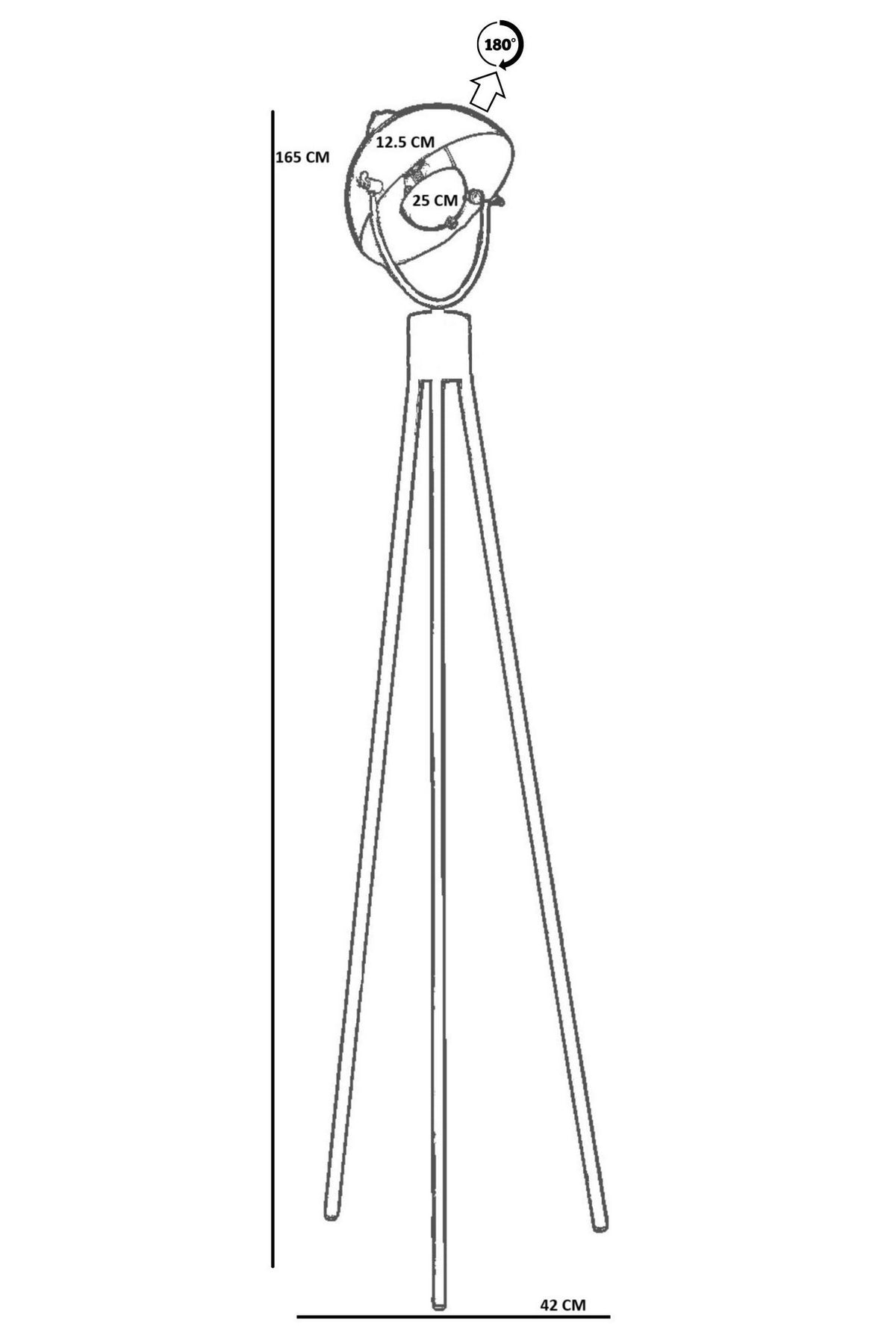 Podna lampa 244, menta
