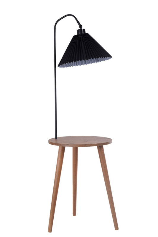 Podna lampa 746, crna, bukva