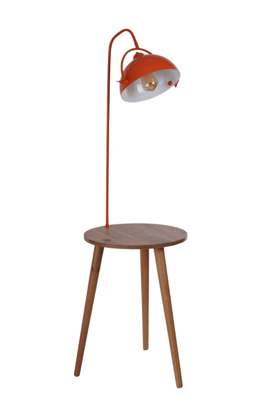Podna lampa 814, narančasta, bukva