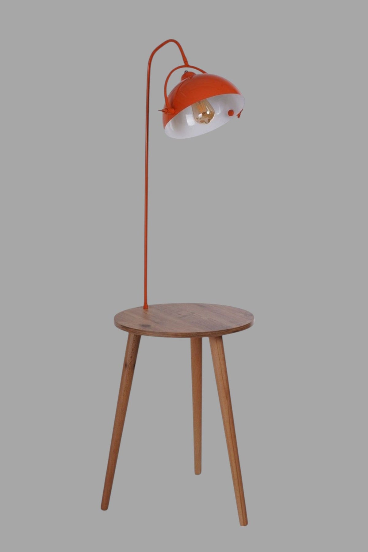 Podna lampa 814, narančasta, bukva