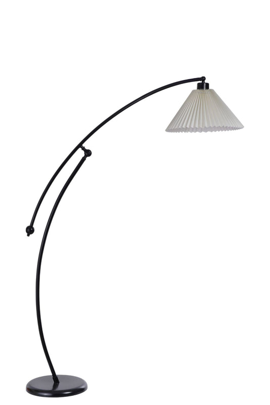 Podna lampa 583, krem, crna