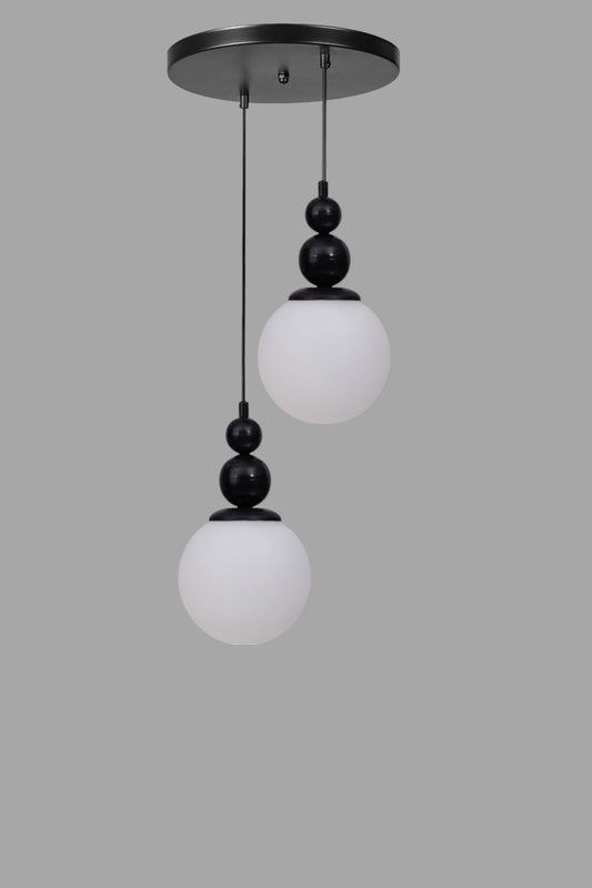 Luster 690, bijela, crna