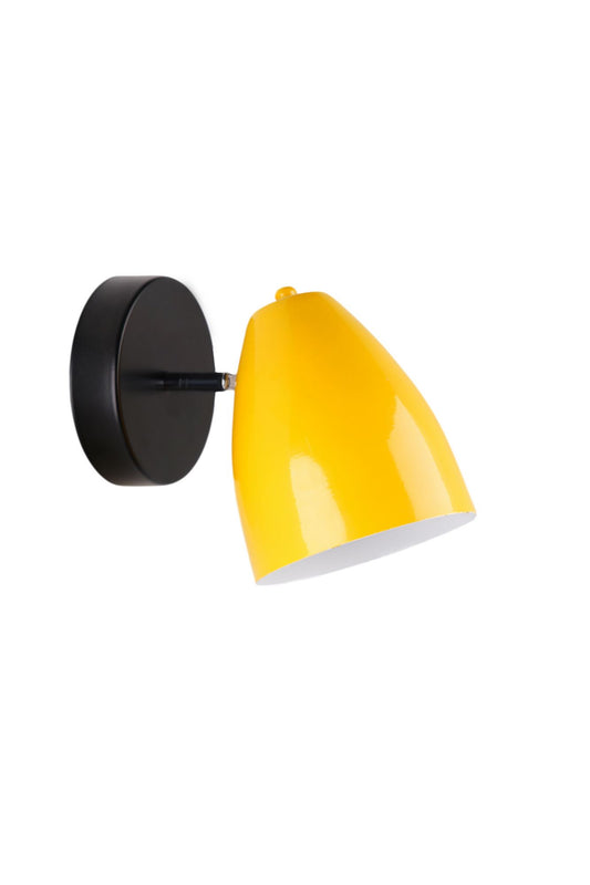 Zidna lampa 977, senf, crna