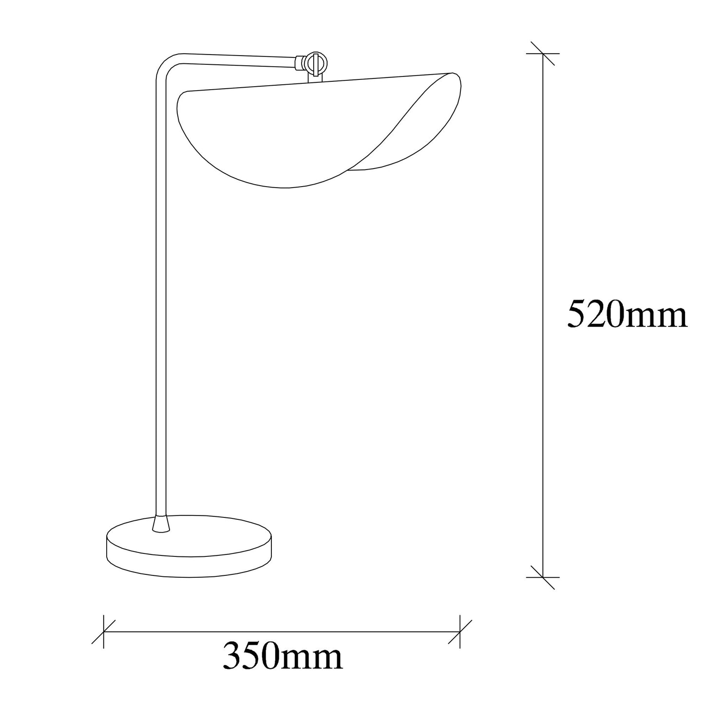 Stolna lampa, 536NTD3102