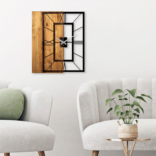Ukrasni drveni zidni sat, Wooden Clock 37