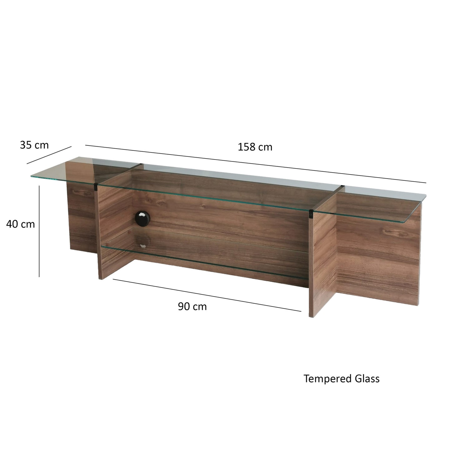 Stalak za televizor, Escape - Walnut