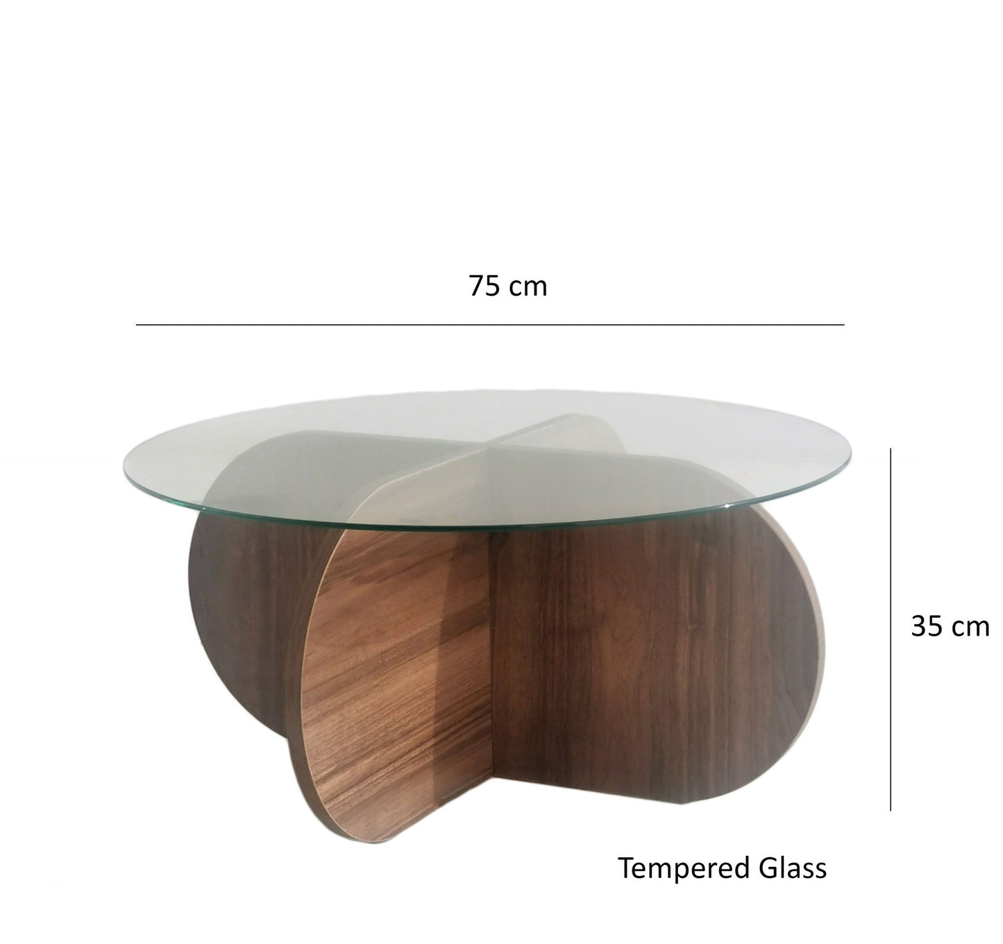 Stolić za kavu, Bubble - Walnut