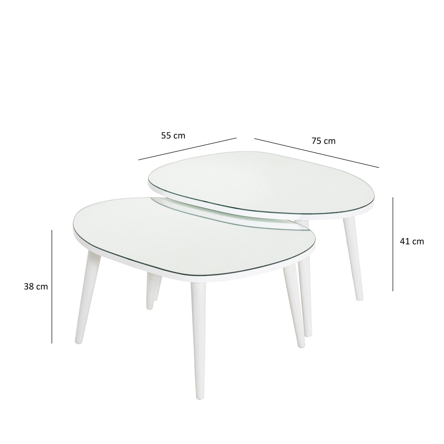 Stol (2 komada), Gusto - White