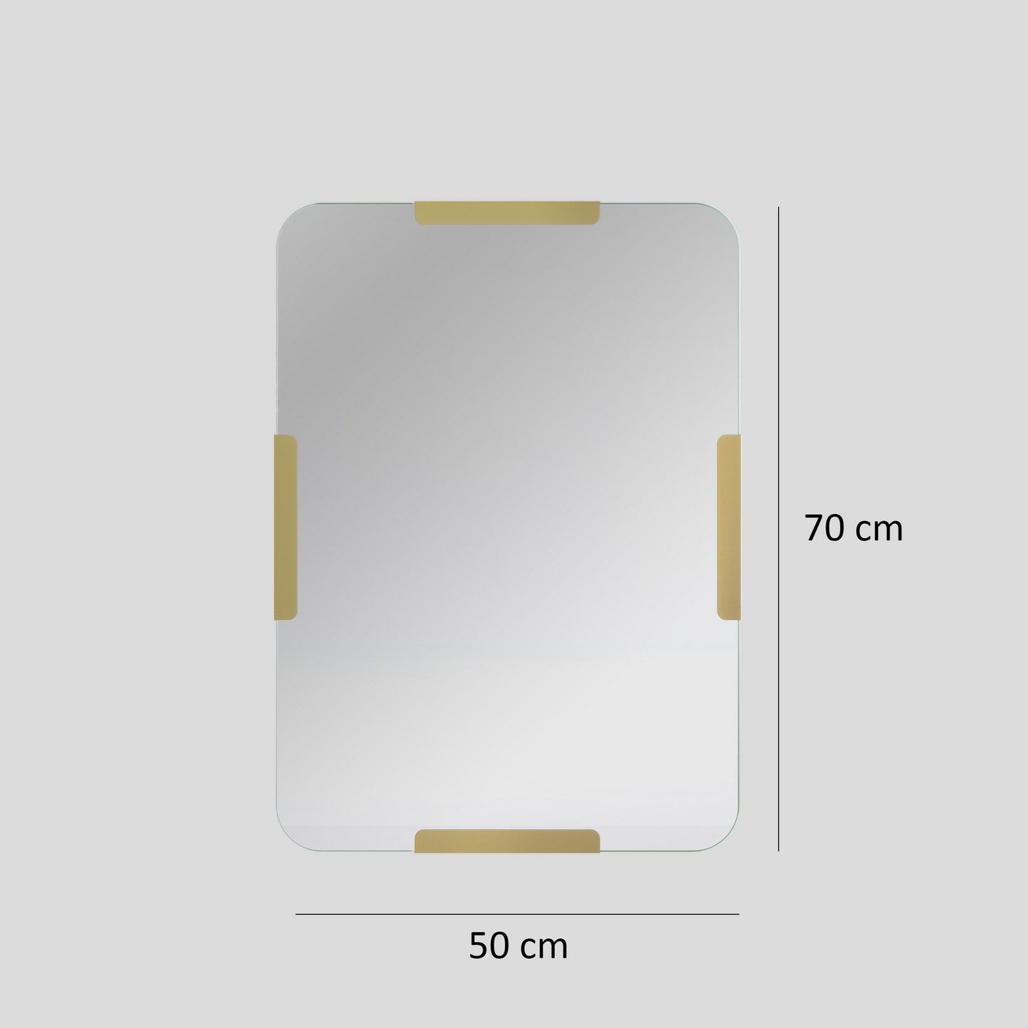 Ogledalo, Pera - Gold