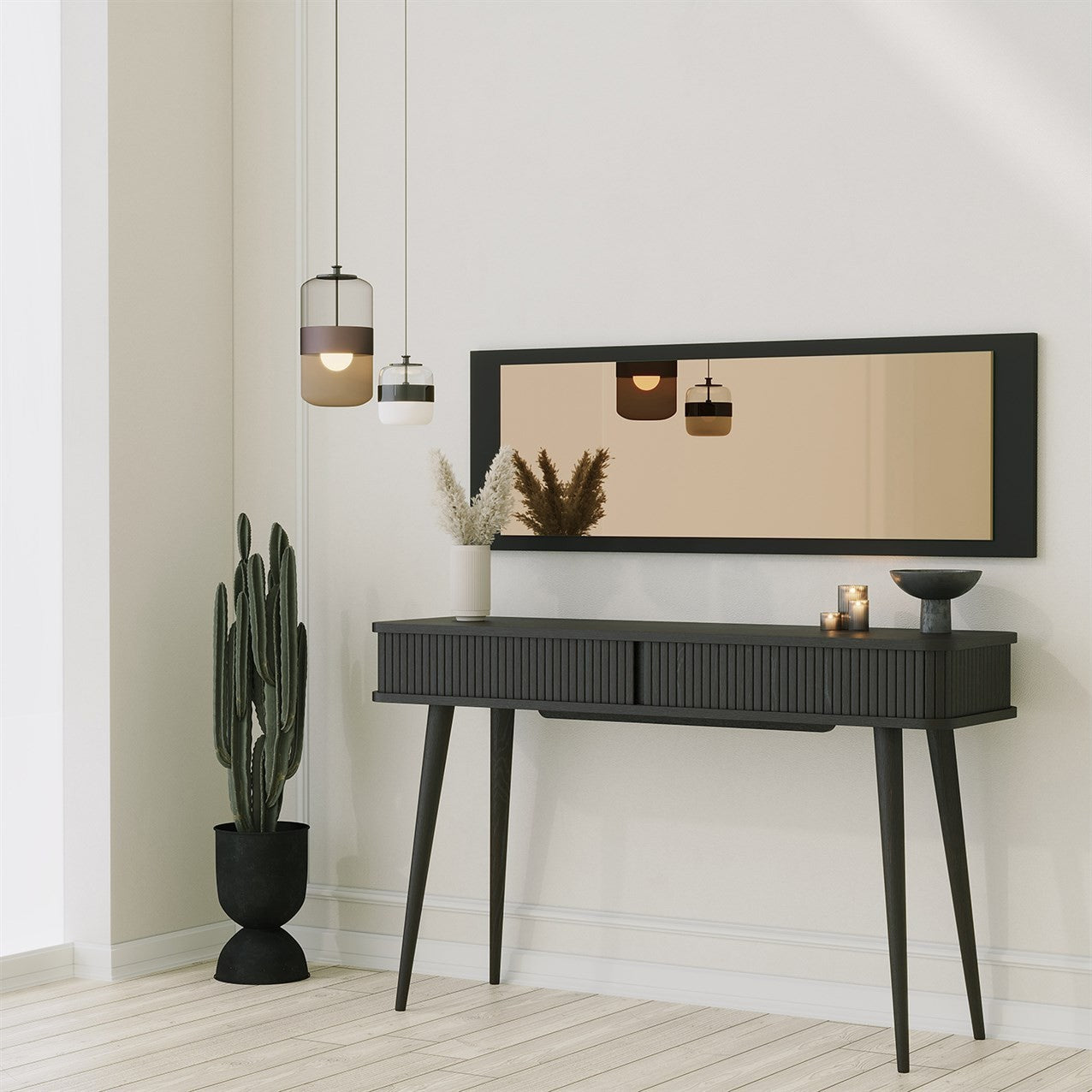 Ogledalo, Basic - 40x120 - Bronze, Black