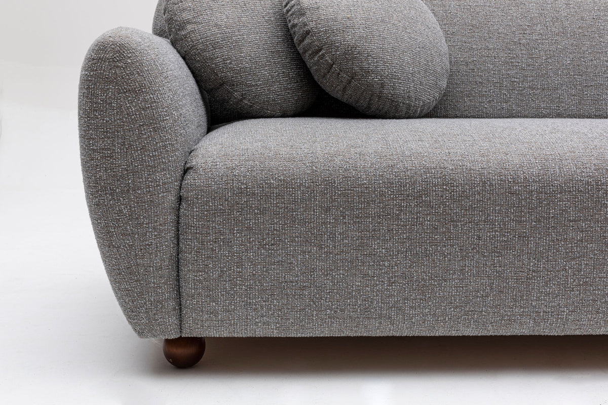 Kutna garnitura EDDY svijetlo siva lijevi kut, Eddy Corner (L3-CHL) - Light Grey