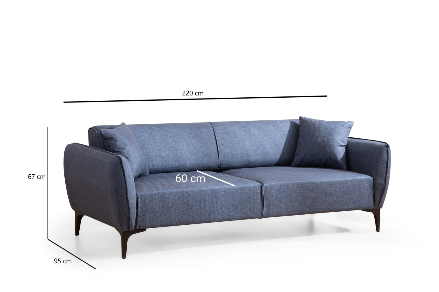 Trosjed, Plava, Belissimo - Blue